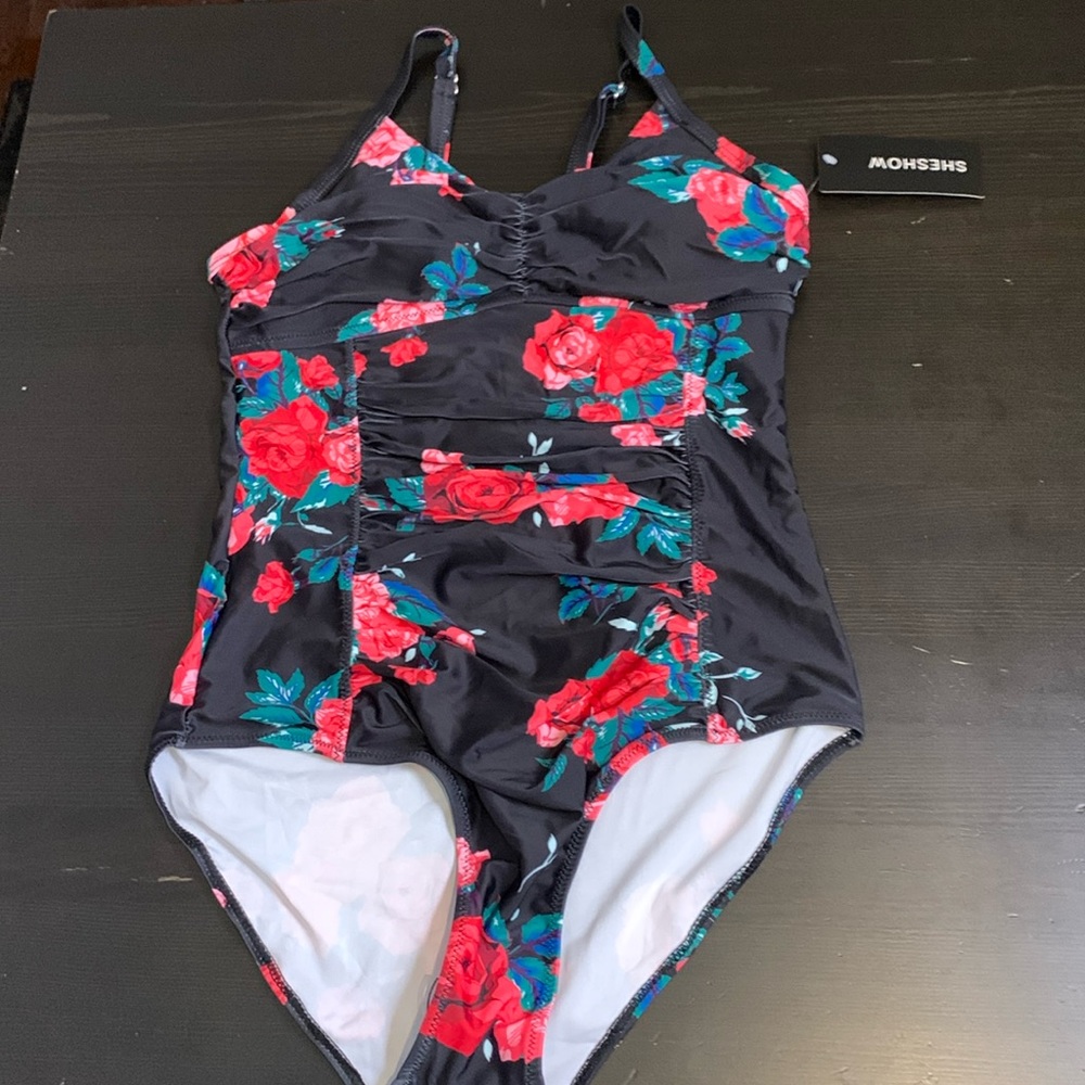 Ekouaer Women’s Swimwear Elegant Inspired Vintage Pin up Tummy Control